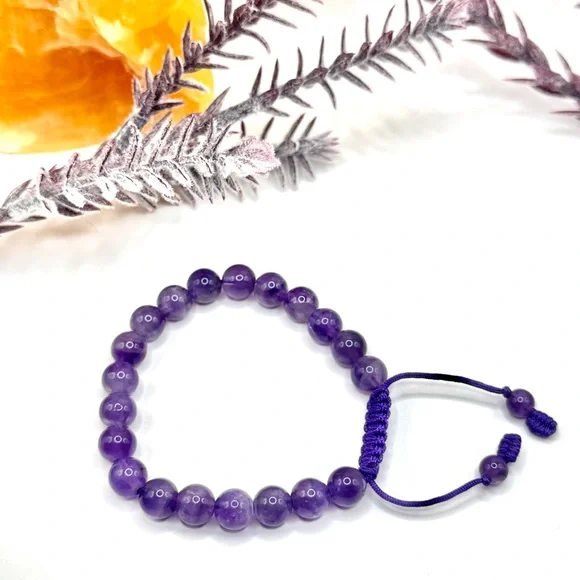 Adjustable Amethyst Bracelet - Picture 1 of 3